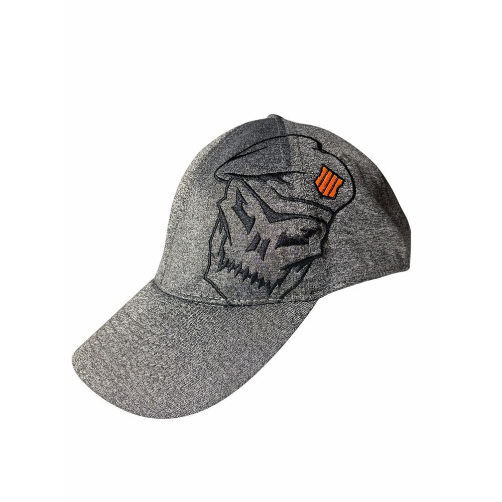 Call of Duty Skull Face 2018 Gray Activision BioWorld Hat Cap